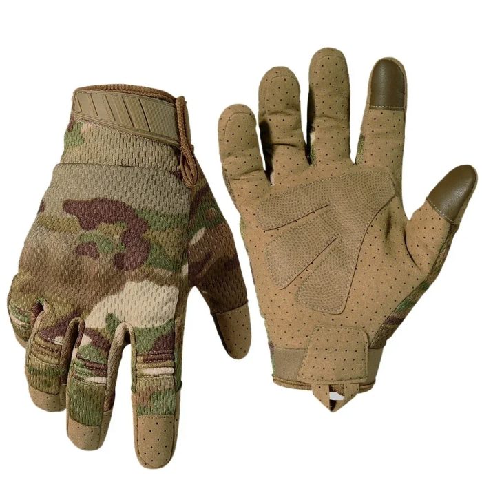 Tactical Gloves Manufacturer Camo Touch Screen Tactical Gloves Outdoor Hunting Shooting Sports Cycling Combat Airsoft Hiking Camping Bike Non-slip Equipment