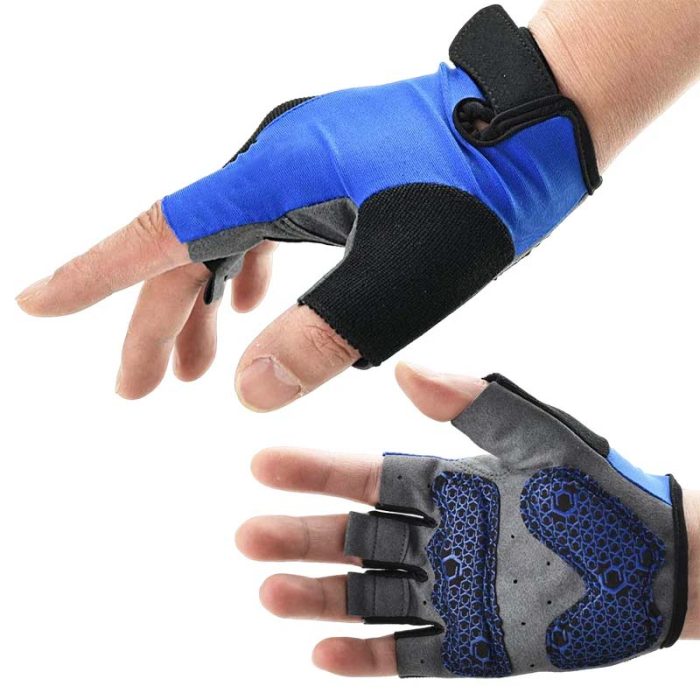 bike gloves cycling glove manufacturer​ Fingerless Summer Cycling Gloves Man Woman Non Slip Gel RoadGel Road Bike Half Fing (3)