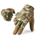 Military Green Gloves Camo Tactical Gloves Men Outdoor Hunting Hiking Climbing Sports Camping Combat Anti-skid Cycling Bike Full Finger Mittens Women (2)