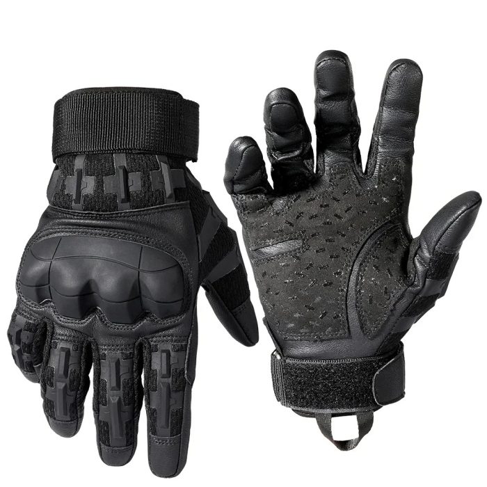 Shotgun Shooting Gloves Men Tactical Gloves Full Finger Hard Shell Protective Touch Screen Shooting Riding Combat Outdoor Hunting Fishing Hiking Mittens (3)