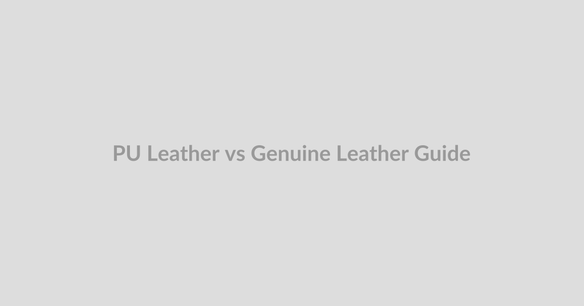 PU leather vs genuine leather guide cover image for boxing gloves and sports gear