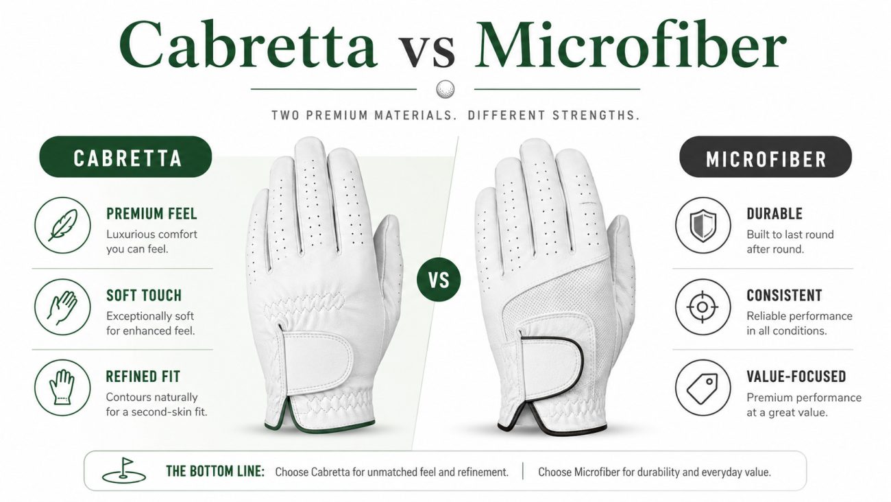 Cabretta vs microfiber