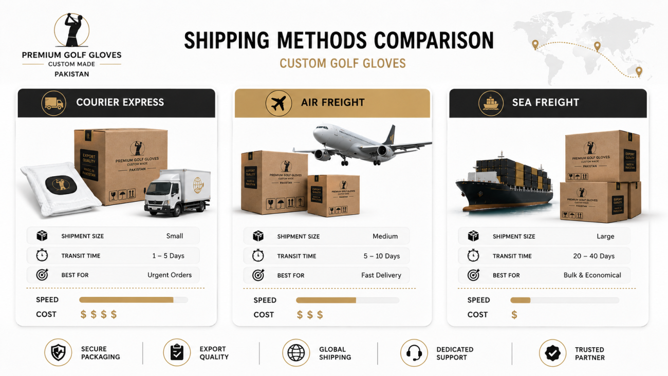 shipping_methods_comparison_for_golf_gloves