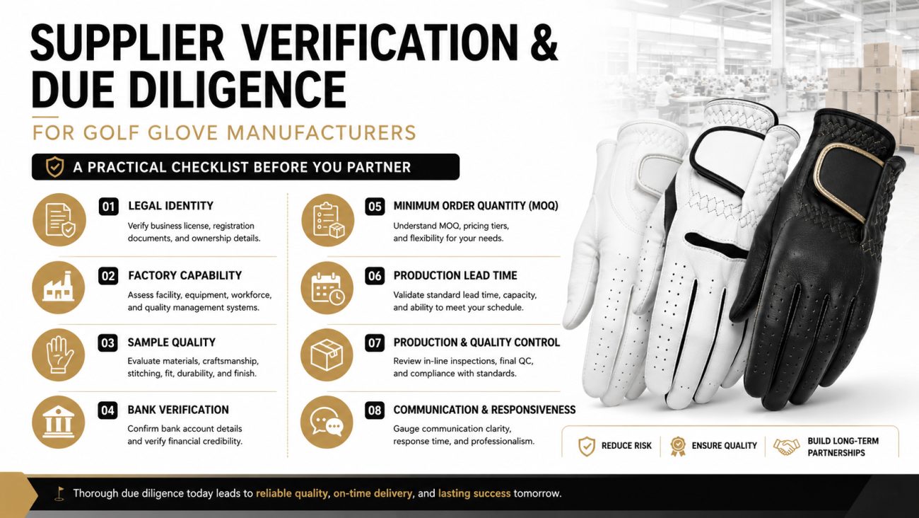 Supplier verification checklist to choose a golf glove manufacturer